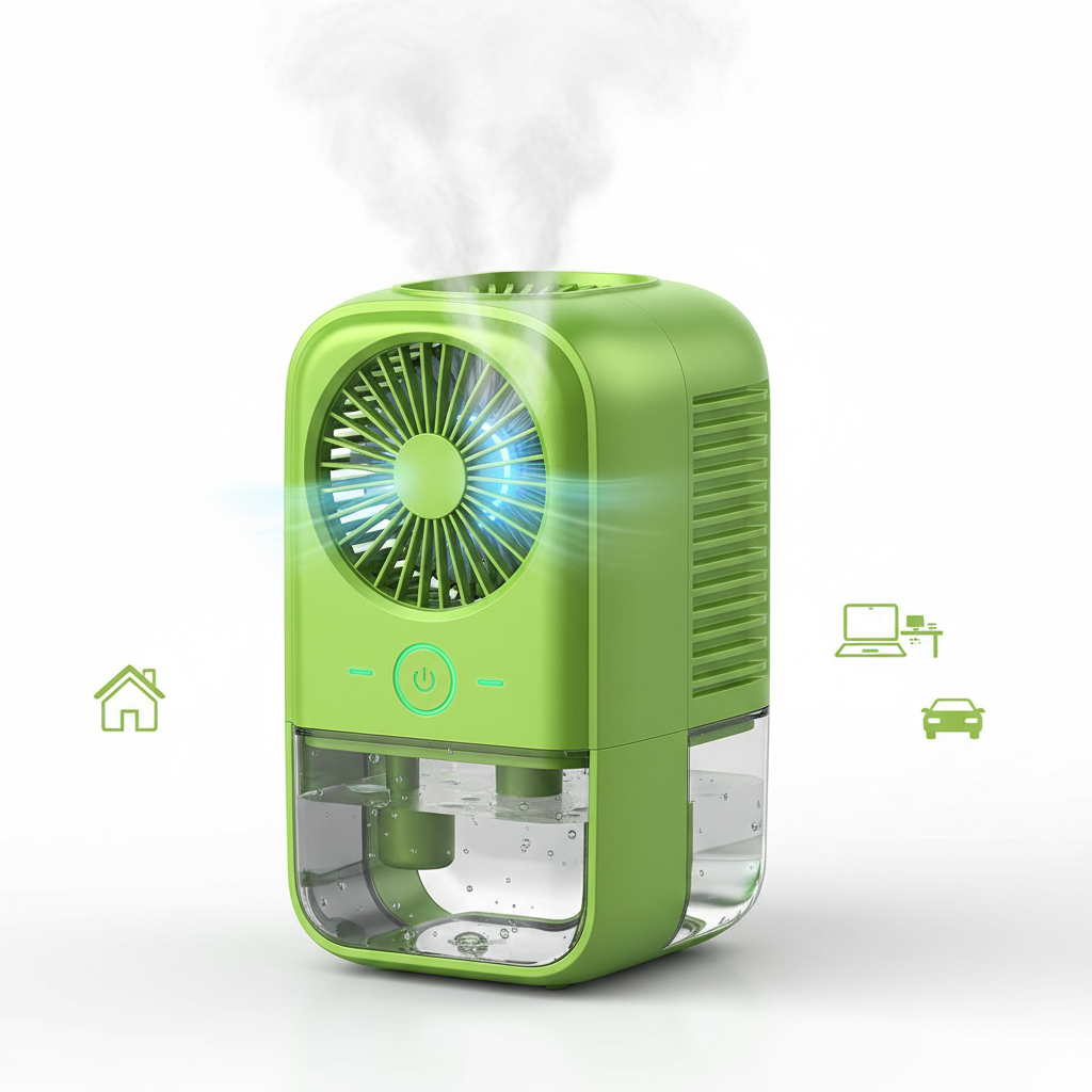 Portable 3-in-1 Air Cooler Fan – Mini AC for Room, Office & Car | Fast Cooling + Humidifier | Ships from USA 🇺🇸 | TikTok & Amazon Hot Seller!